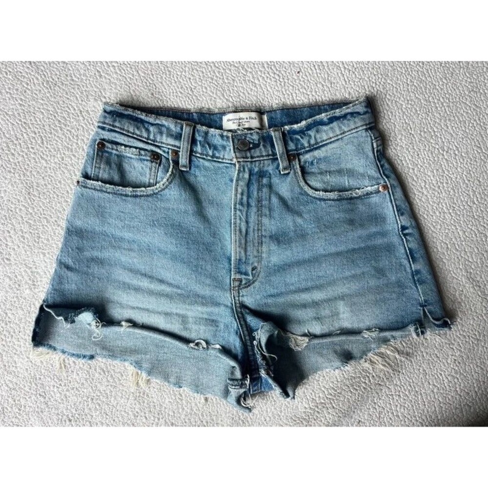 Abercrombie & Fitch Cut Off Denim Shorts Womens 26